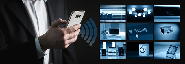 Smart Home Technologie Hintergrund